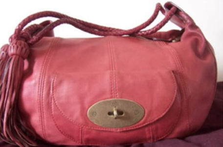 Mulberry Aralinee Satchel Bag in Fuchsia