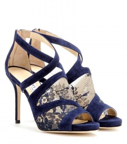 Jimmy Choo Viron Lace-Inset Sandals — UFO No More