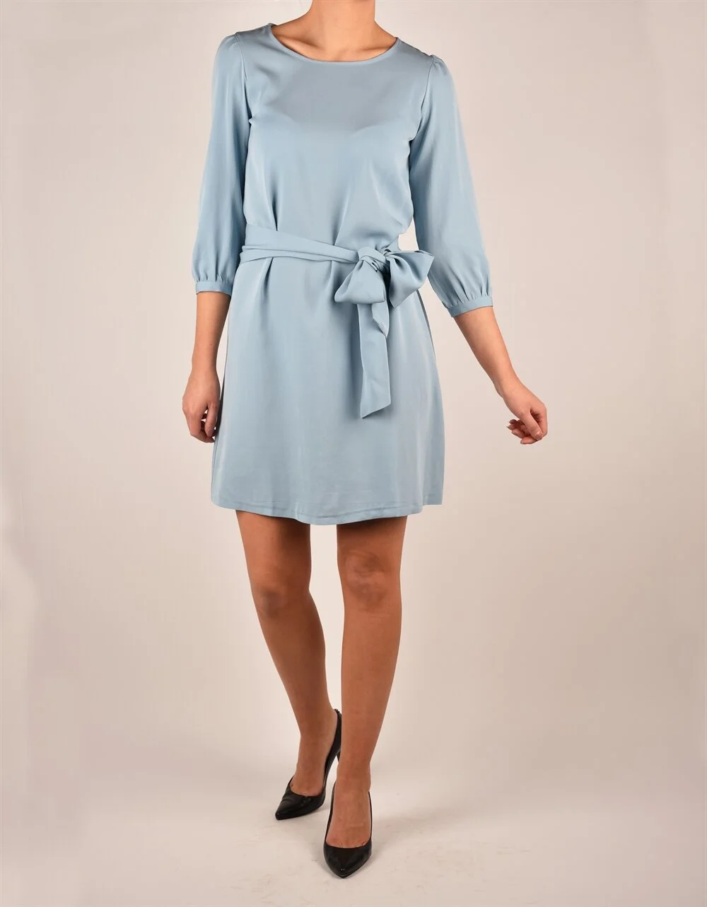 Greta Hanna Dress in Baby Blue