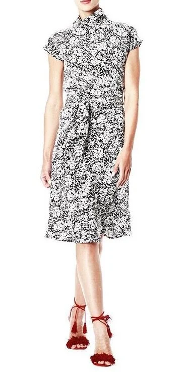 Greta Camilla Dress in Graphic Florals