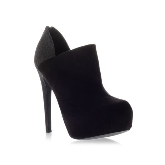 miss kg black suede ankle boots