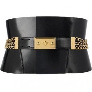 Alexander McQueen Chain-embellished Leather Belt — UFO No More