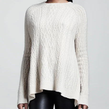 The Row Cable-Knit Swing Sweater