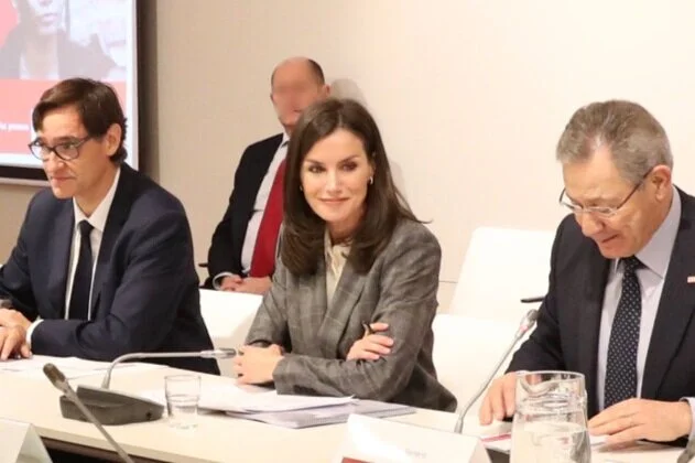 Queen Letizia attends working meeting with the Spanish Red Cross