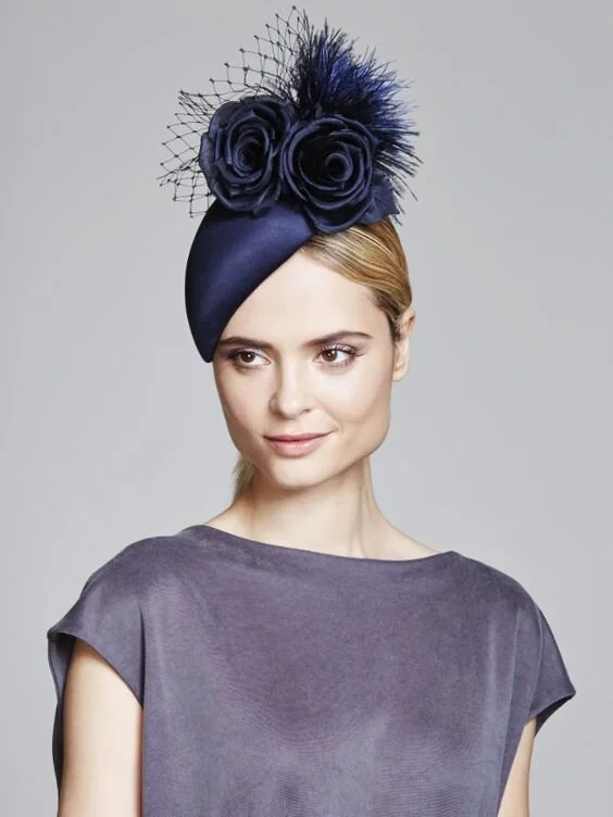 Juliette Botterill Silk Floral Pom Pom Teardrop 