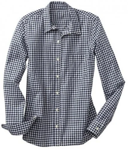 Gap Fitted Boyfriend Gingham Shirt