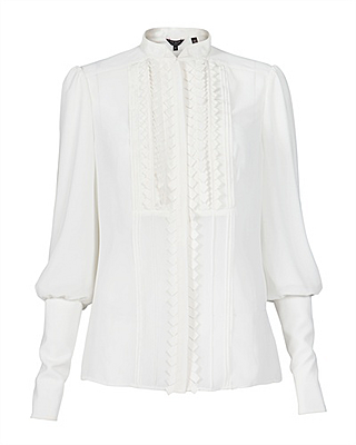 Ted Baker Stardy Pleated Bib Blouse — UFO No More