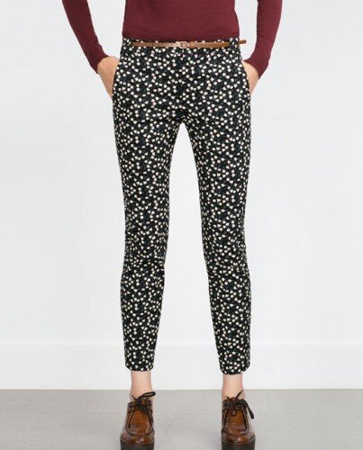 Zara Floral Print Trousers — UFO No More