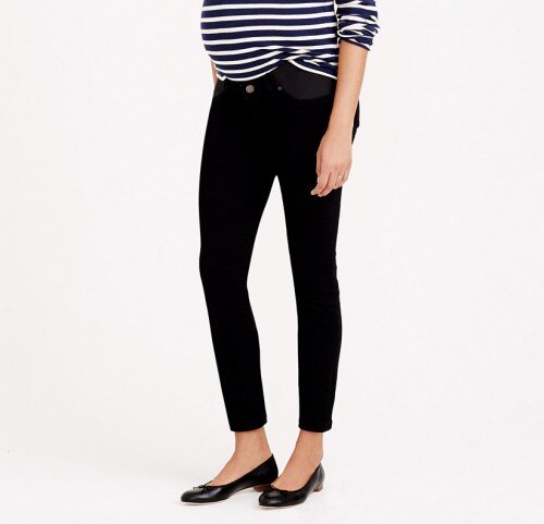 J.Crew Maternity Toothpick Jeans in Black — UFO No More