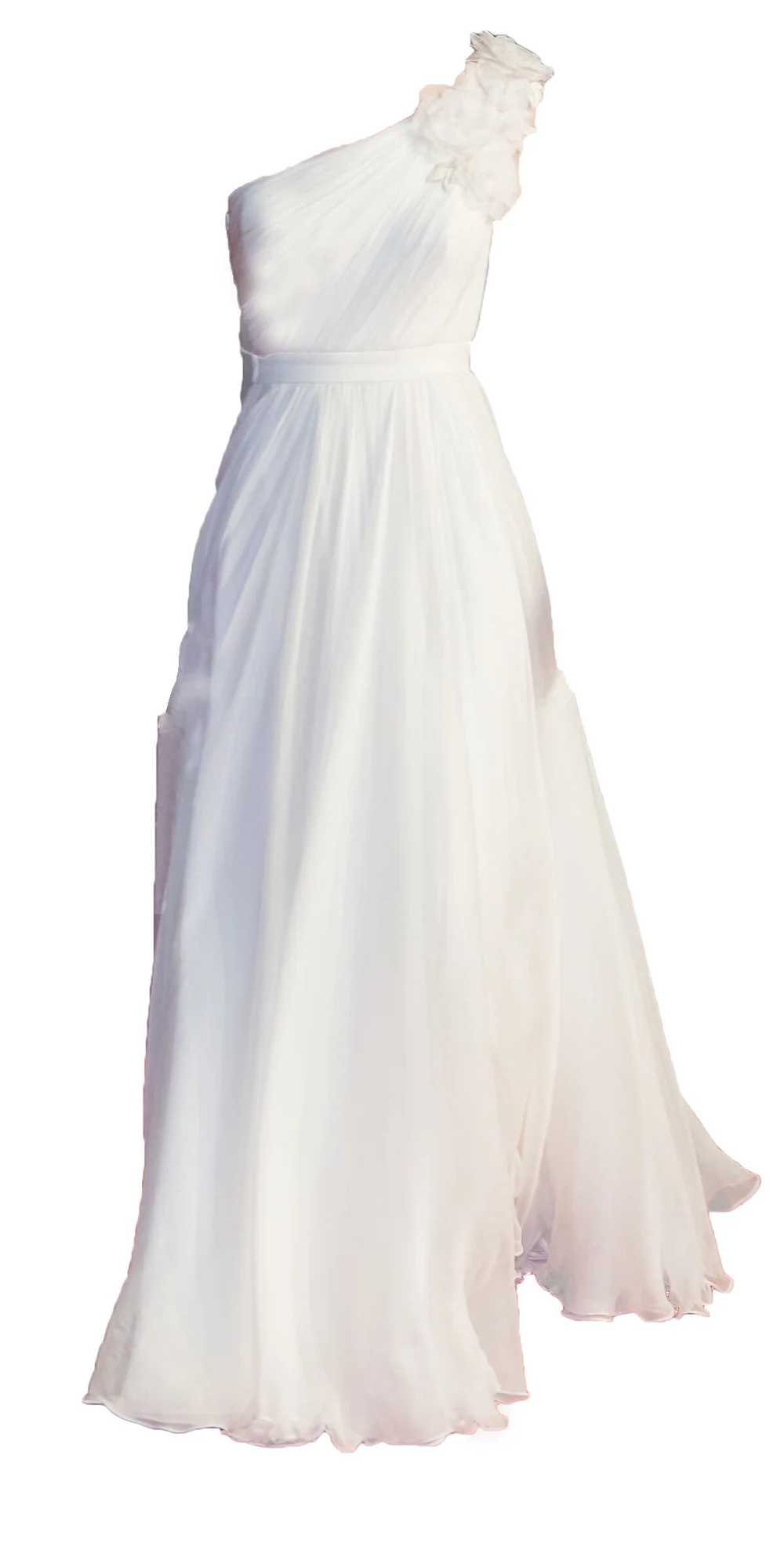 alexander mcqueen one shoulder dress Alexander McQueen One Shoulder Ruffle Dress UFO No More