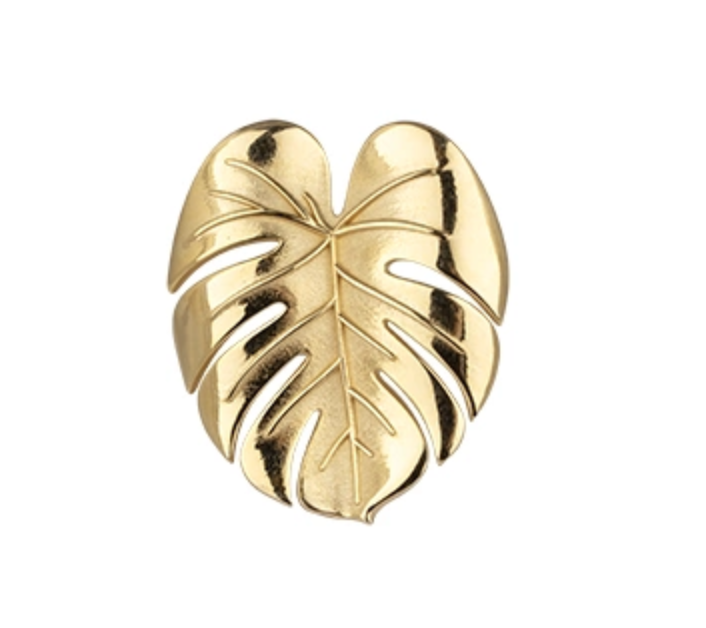 Emma Israelsson Palm Leaf Ring in Gold