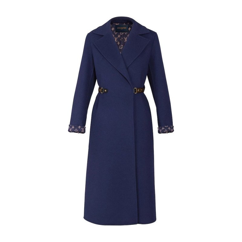 louis vuitton blue coat