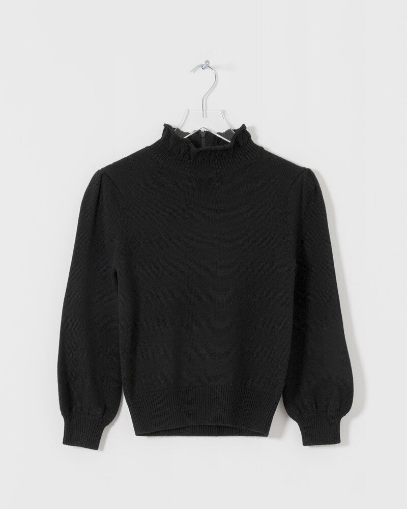 CO Essential Wool Sweater in Black — UFO No More