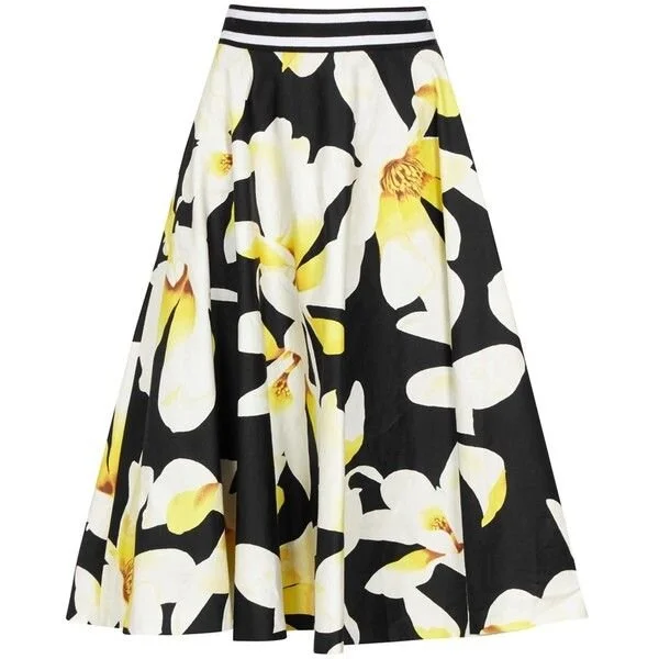 Alice + Olivia Dianna Floral Print Skirt