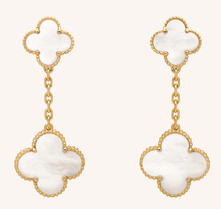 Van Cleef & Arpels Magic Alhambra Earrings with 2 Motifs — UFO No More