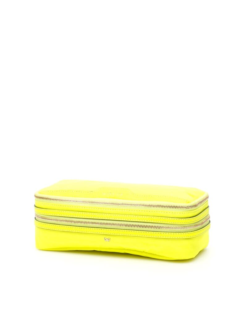 Anya Hindmarch Make-Up Pouch in Neon Yellow.jpg
