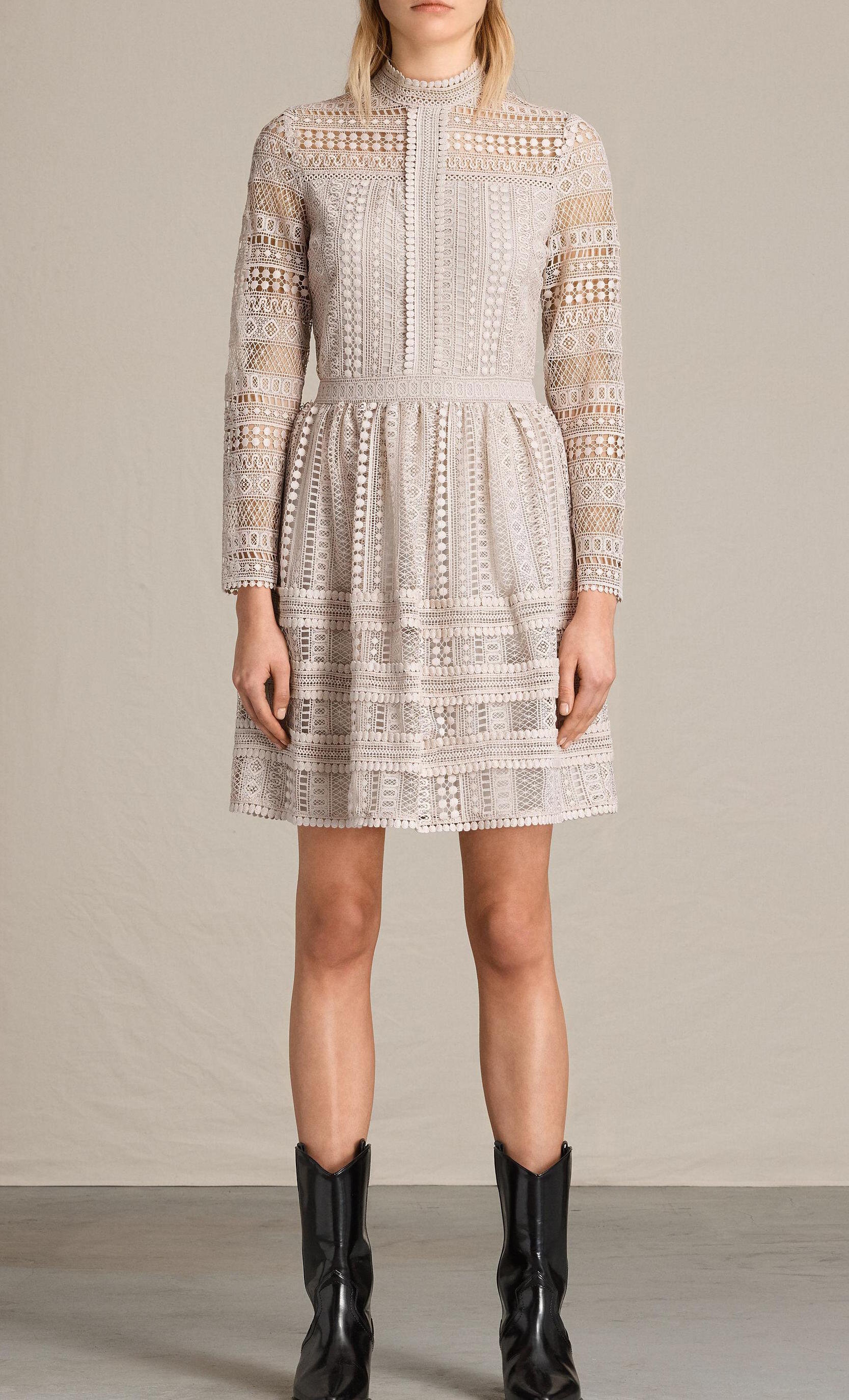 AllSaints Rowan Lace Dress in Champagne Pink.jpg