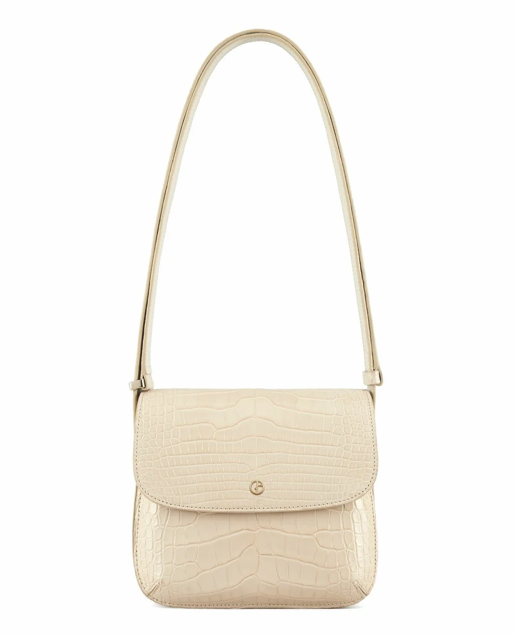 Giorgio Armani La Prima Croc Bag in Brown