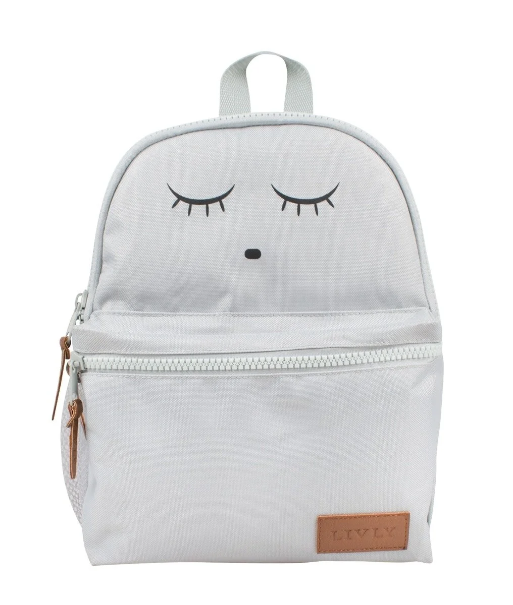 Livly Clothing Sleeping Cutie Backpack in Grey
