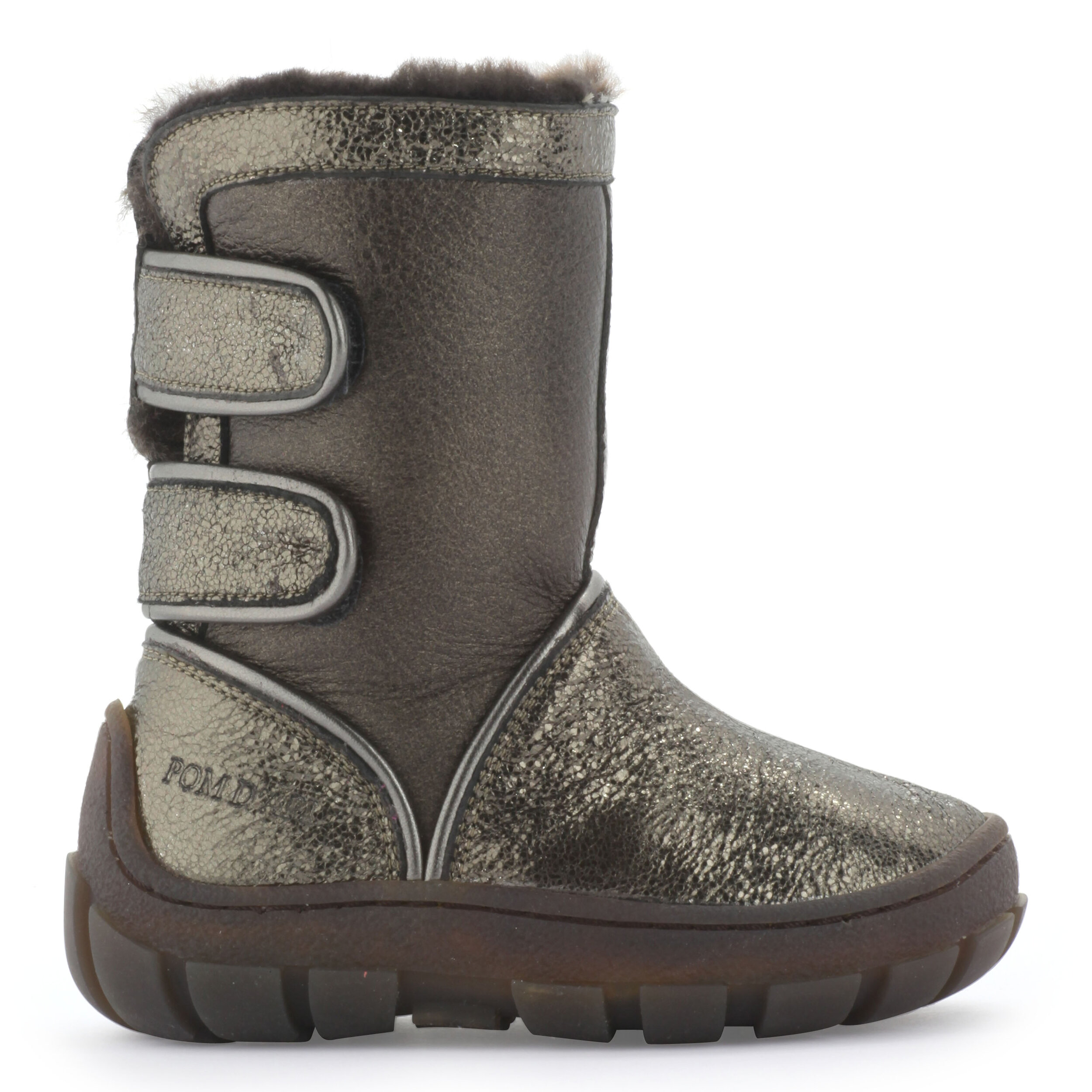 Pom Metallic Fur Lined Boots — UFO No More