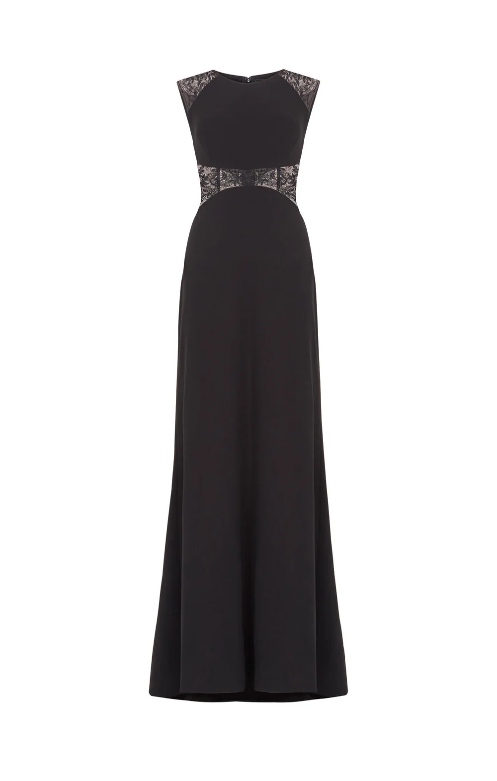 princess polly baby blue dress BCBGMAXAZRIA Maryana Embroidered Gown in Black — UFO No More