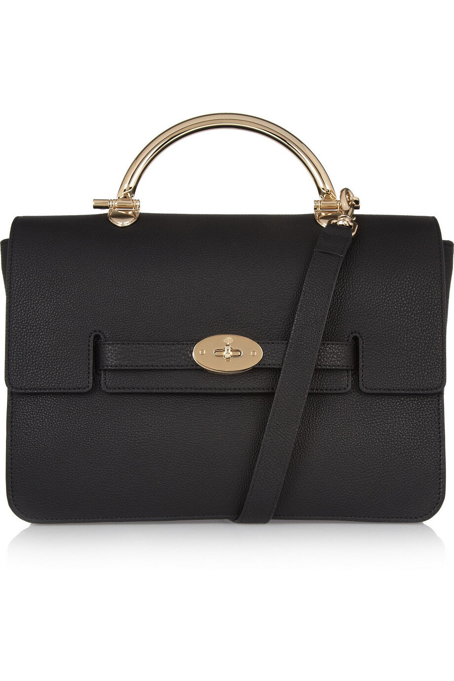 Mulberry The Bayswater Top Handle Shoulder Bag in Black Leather.jpg