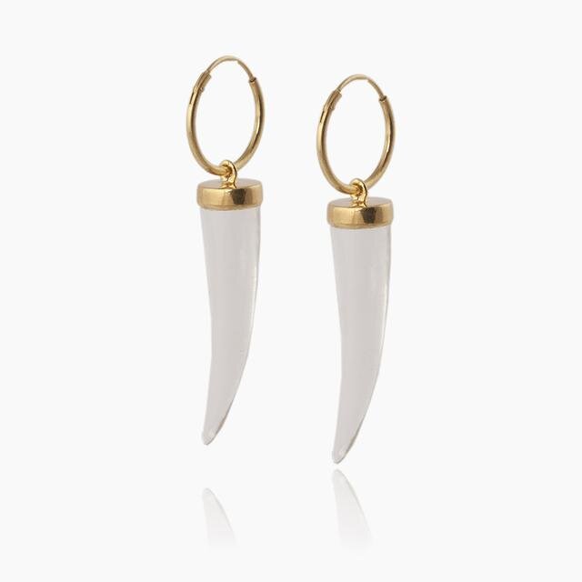 Theodora Warre Crystal Quartz Tooth Hoop Earrings.jpg