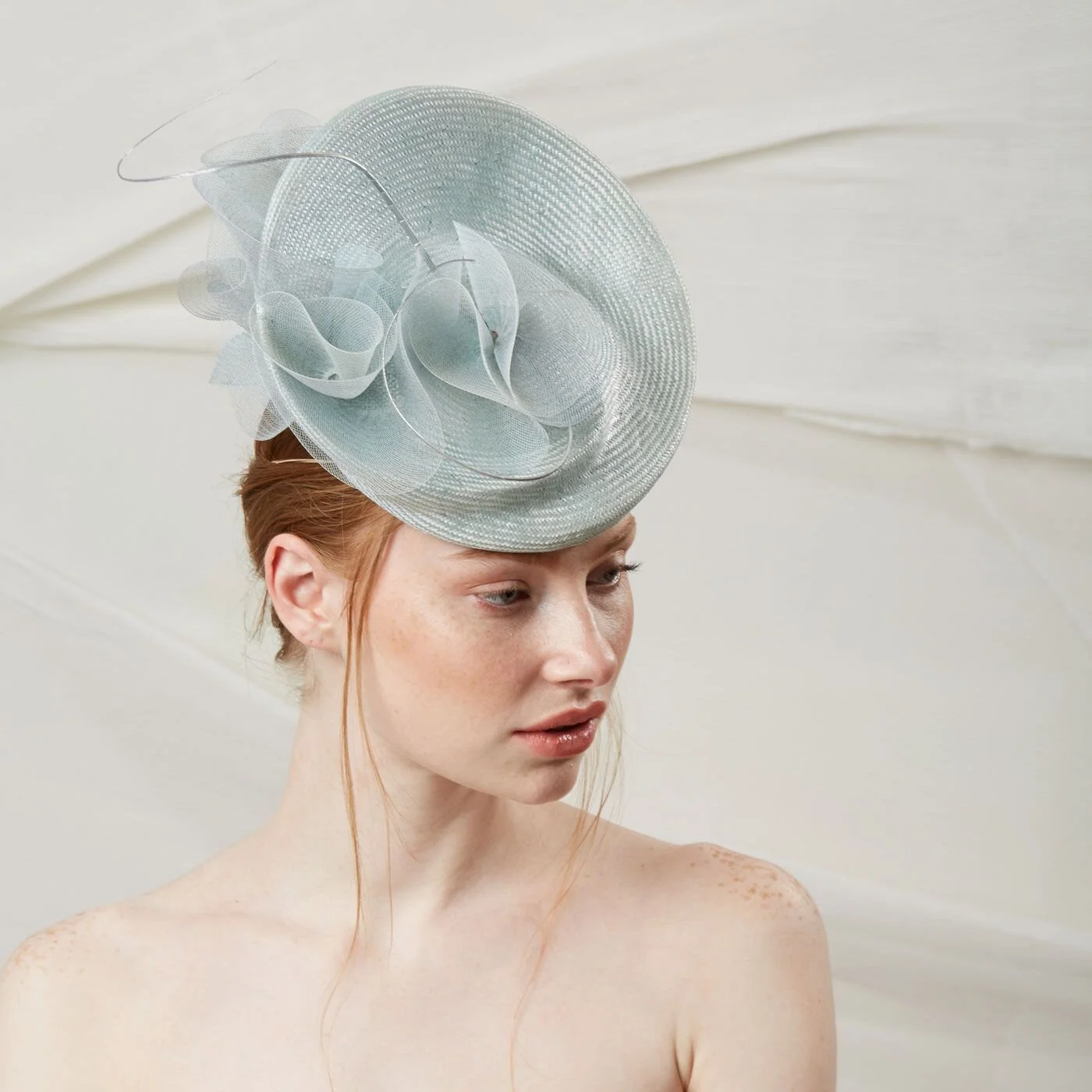 Jane Taylor Heliconia Hat in Light Blue