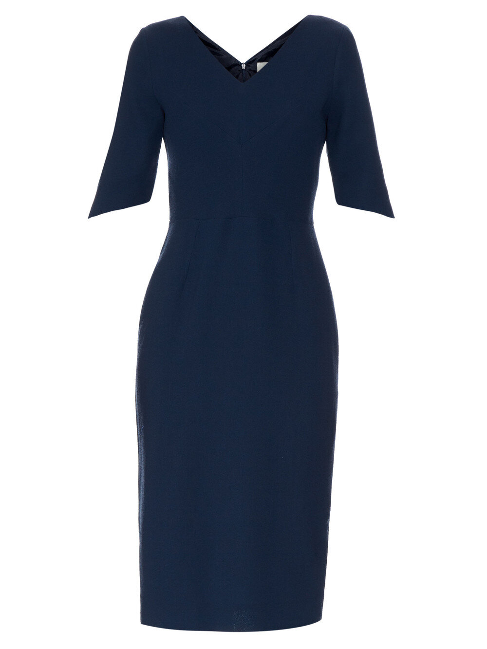 Goat Carmen Dress in Navy.jpg