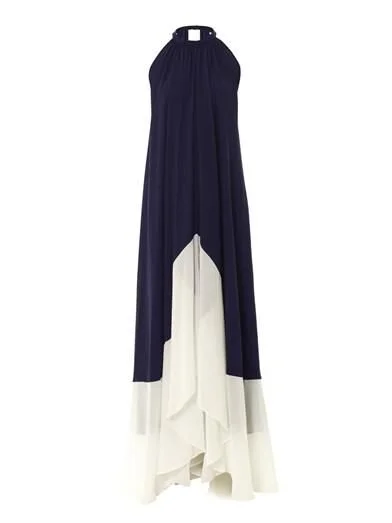 Saloni Iris Two-Tone Maxi Dress in Navy and White.jpg