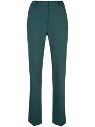 Carolina Herrera Slim Fit Trousers in Evergreen
