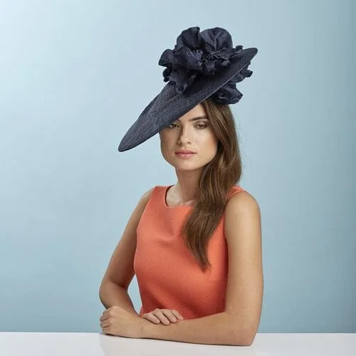 Gina Foster Lamington Hat in Blue