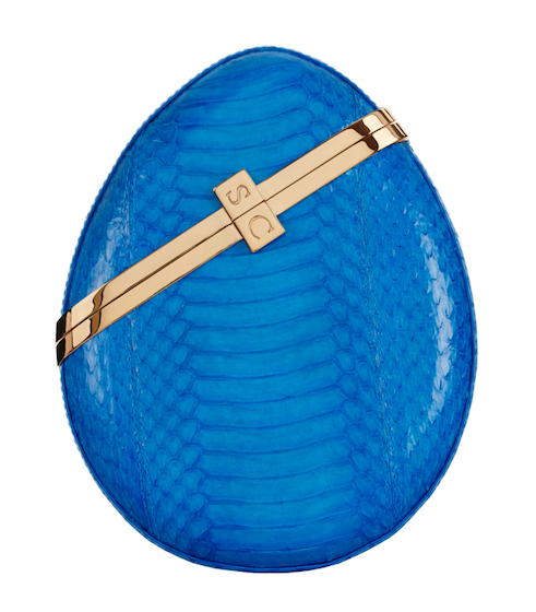 Stacy Chan Luna Clutch in Azure Elaphe Snakeskin.png