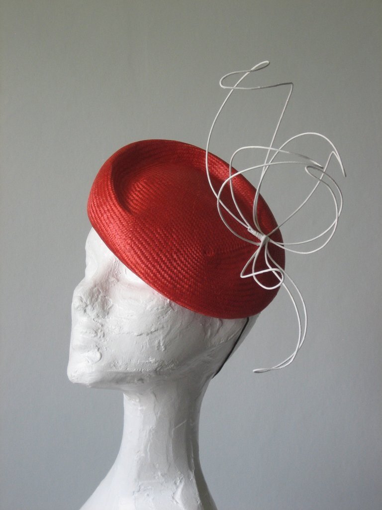 Sarah Cant Couture Millinery Sierra Hat in Red.jpg