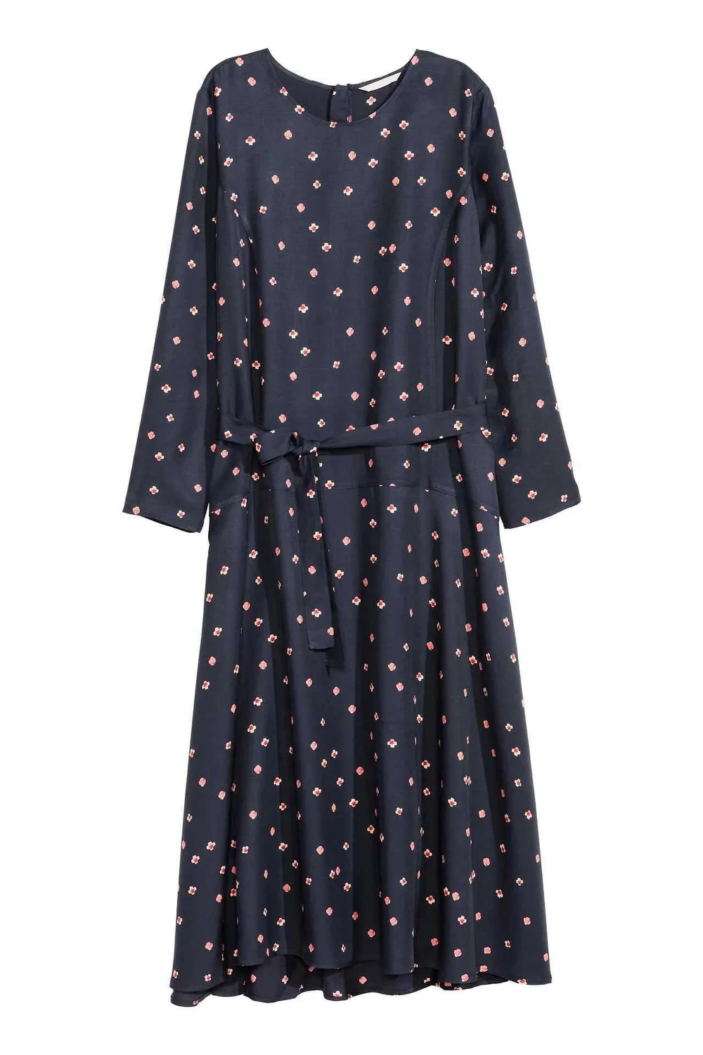 H&M Lyocell-Blend Belted Midi Dress UFO No More H&M Lyocell-Blend Belted Midi Dress UFO No More