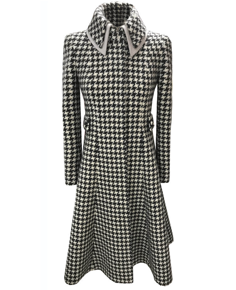 Laura Green The Antonia Coat in Houndstooth Print.jpg