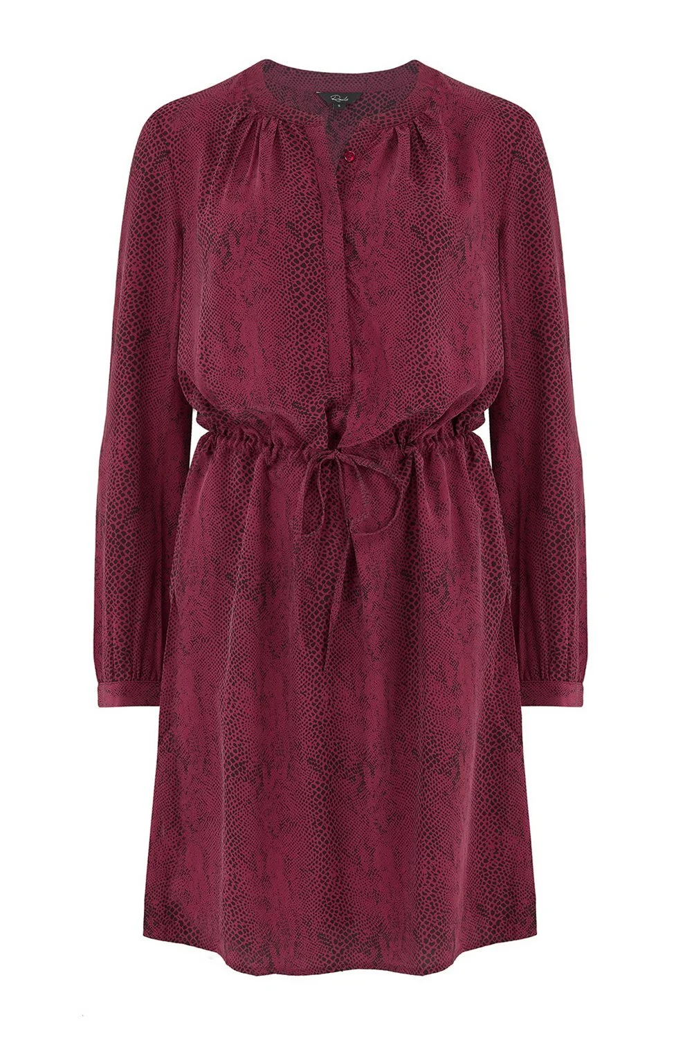 Rails Hana Dress in Silk Red Python Print