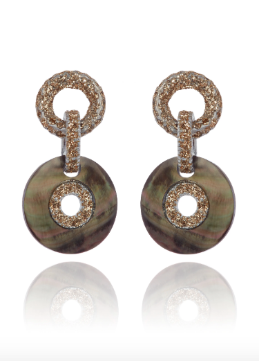 Laurence Coste Donna Earrings in Grey.png
