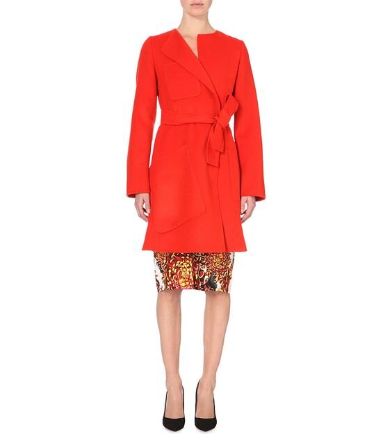 Sportmax Maesa Coat in Red.jpg