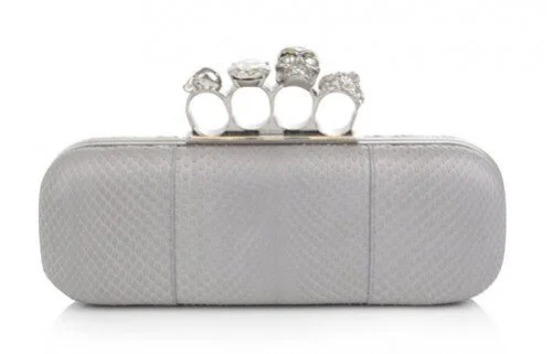 Alexander McQueen Knuckle Duster Clutch in Pink UFO No More