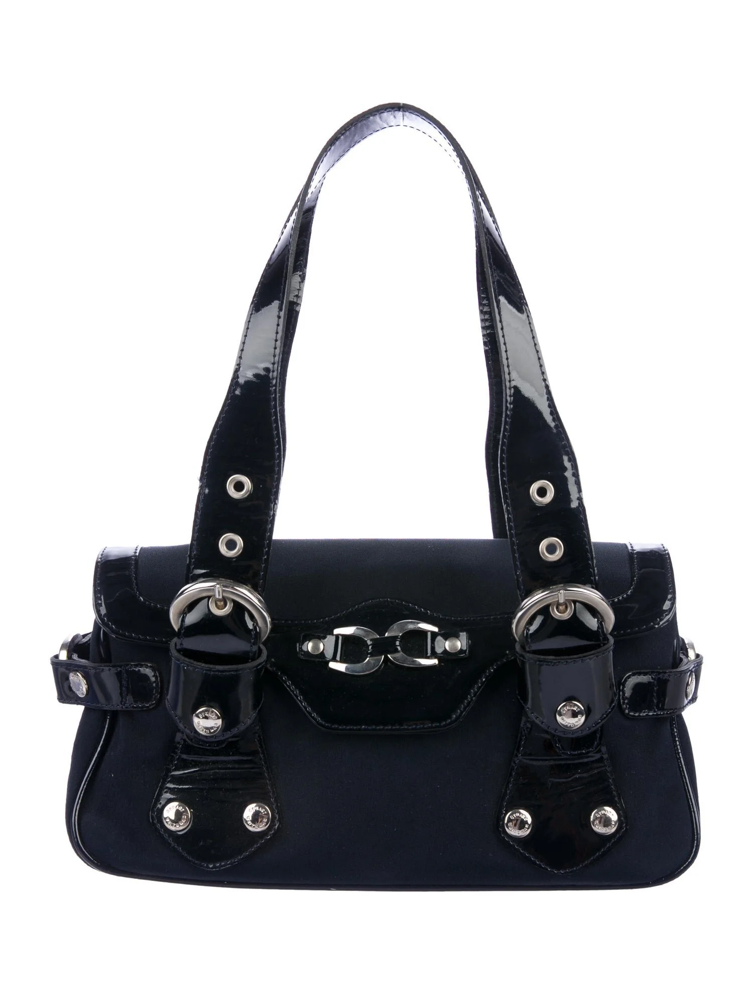 Russell & Bromley Leather Grommet Trimmed Bag