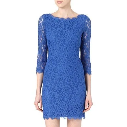 Diane von Furstenberg Zarita Dress in Cobalt