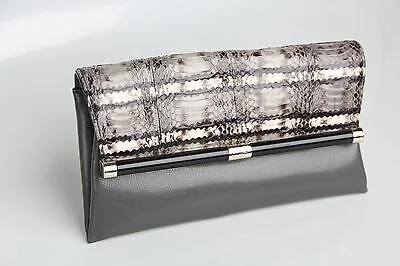 Diane von Furstenberg 440 Envelope Clutch in Snake Blocked