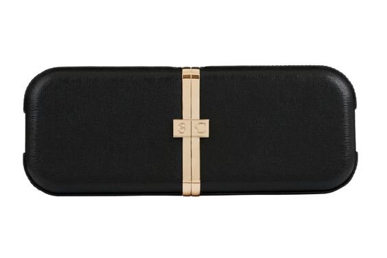 Stacy Chan Sophie Clutch in Noir Saffiano Leather.jpg