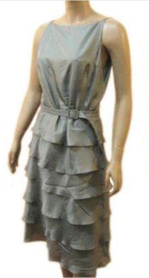 Hugo Boss Dolaria Silk Dress in Purple