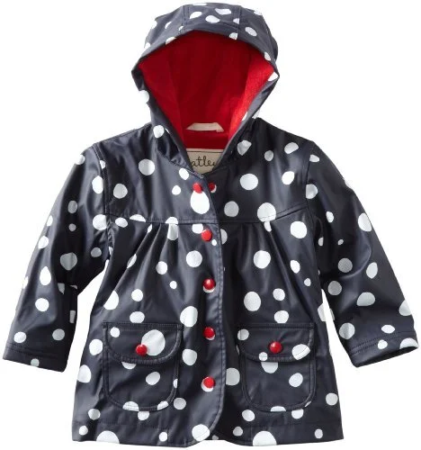 Hatley Polka Dot Raincoat in Dark Blue
