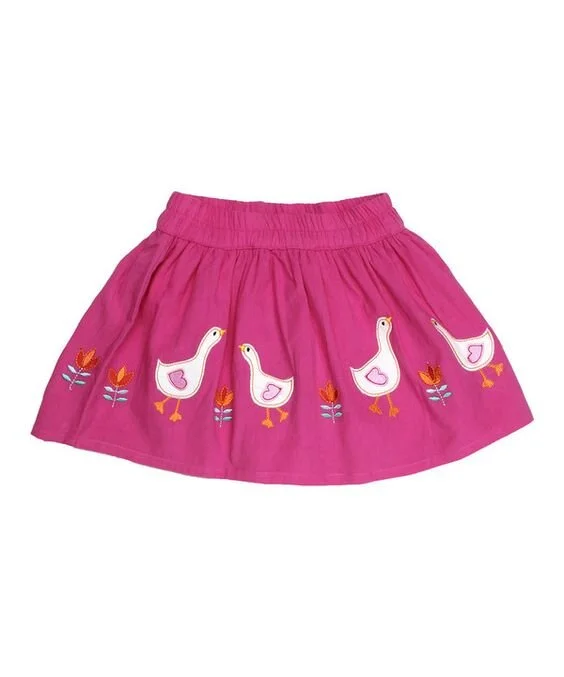 JoJo Maman Bébé Duck Skirt in Fuchsia