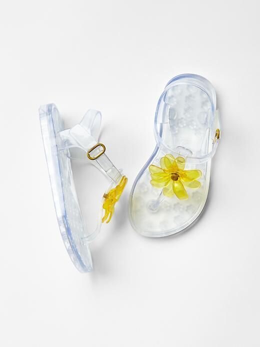 GAP Baby : Toddler Clear Flower Jelly Sandals.jpg