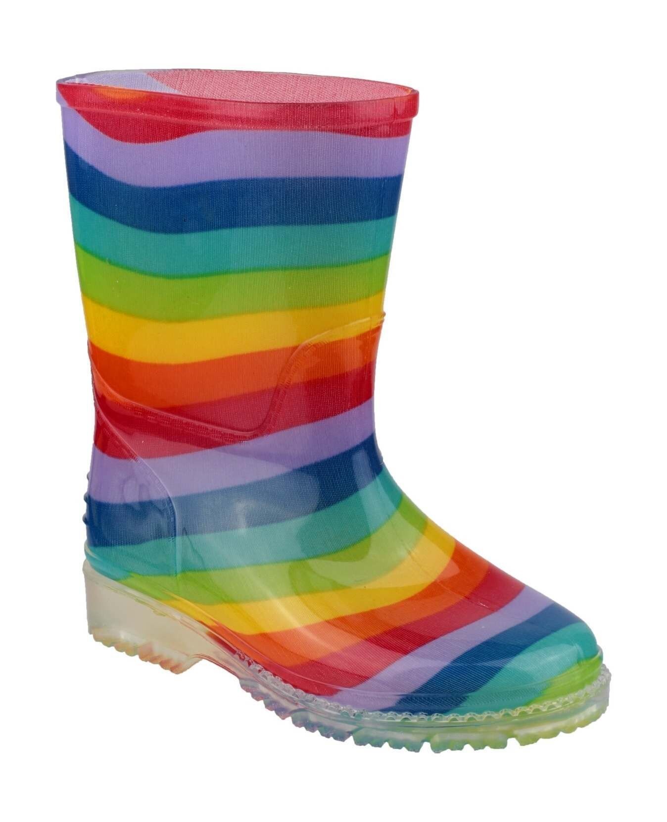 Cotswold PVC Jnr Wellington Boots in Rainbow.jpg