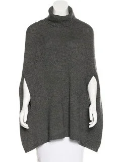 Joseph Cashmere Luxe Cape in Grey